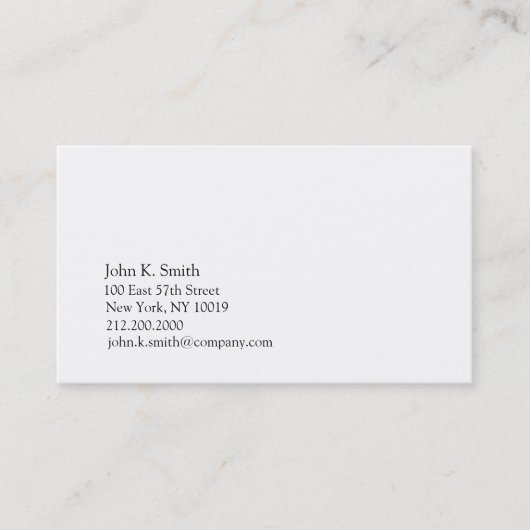 青2 名刺 (正面)