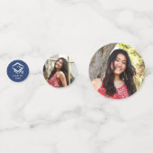 青3写真卒業スクリプトモダンハートキャップ コンフェッティ (裏面)