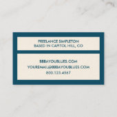 青4点 名刺 (裏面)