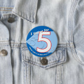 青5つのボタンのために努力して下さい 缶バッジ (インサイチュ)