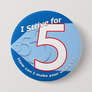 青5つのボタンのために努力して下さい 缶バッジ