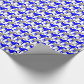 青、アルミ銀、白馬 ラッピングペーパー (角)