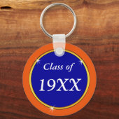 青、オレンジ、クラス懇親会の色の変更 キーホルダー (裏面)