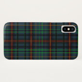 青、オレンジ、緑のタータン... Case-Mate iPhoneケース (裏面(横))