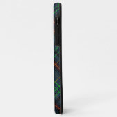 青、オレンジ、緑のタータン... Case-Mate iPhoneケース (裏面/左)