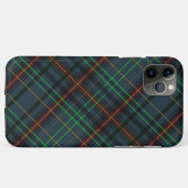 青、オレンジ、緑のタータン... Case-Mate iPhoneケース (裏面(横))
