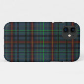 青、オレンジ、緑のタータン... Case-Mate iPhoneケース (裏面(横))