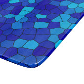 青 カッティングボード (角)