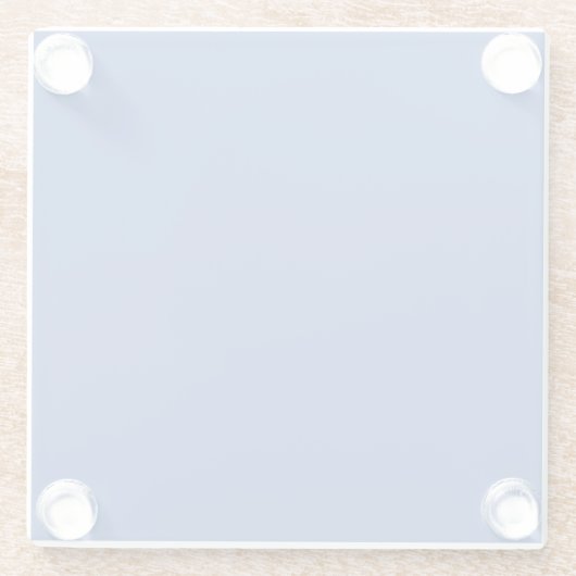 青 ガラスコースター (裏面)