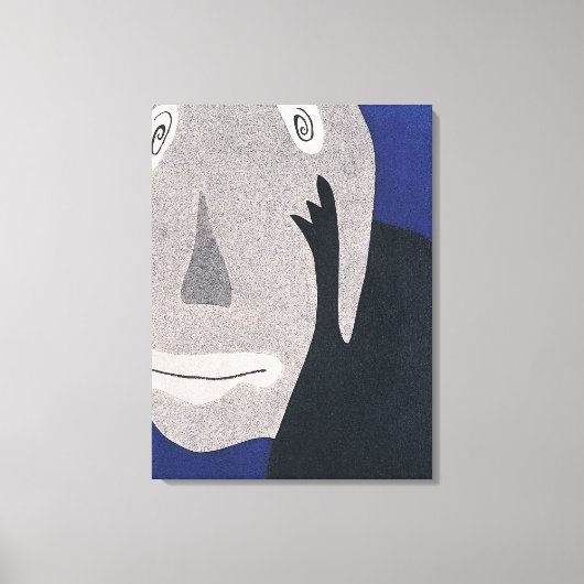 青 キャンバスプリント (正面)