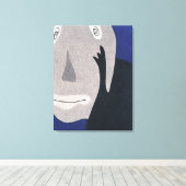 青 キャンバスプリント (インサイチュ (ウッドフロア))