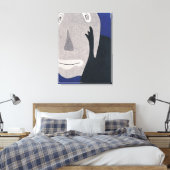 青 キャンバスプリント (インサイチュ (寝室))