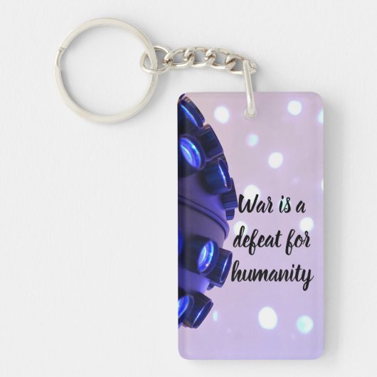 青 キーホルダー (正面)