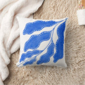 青 クッション (ブランケット)