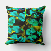 青 クッション (正面)