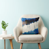 青 クッション (椅子)