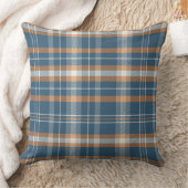 青、クリーム、オレンジのプライドデザイン クッション (ブランケット)