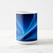 青 コーヒーマグカップ (中央)