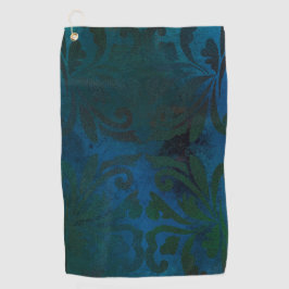 青 ゴルフタオル