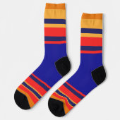 青+ストライプ ソックス (左)