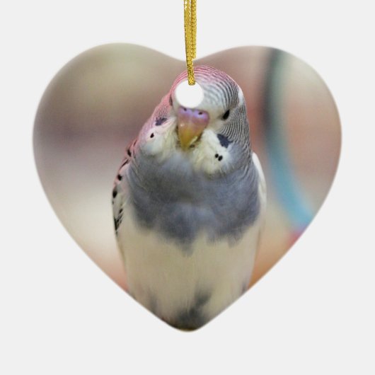 青 セラミックオーナメント (正面)