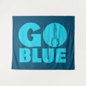 青   タペストリー (正面(横))