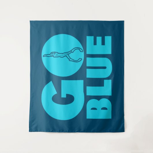 青   タペストリー (正面)