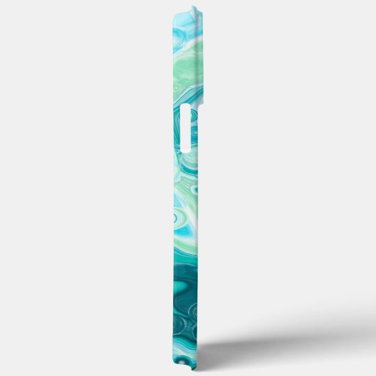 青、ターコイズの海の波と泡 Case-Mate iPhoneケース (裏面 / 右)