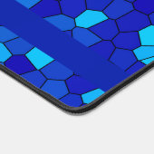 青 デスクマット (コーナー)