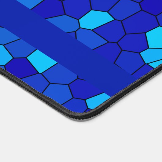 青 デスクマット (コーナー)