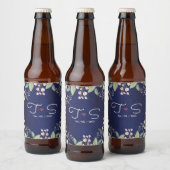 青 ビールラベル (ボトル)