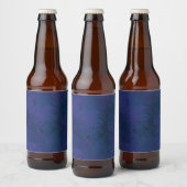 青 ビールラベル (ボトル)