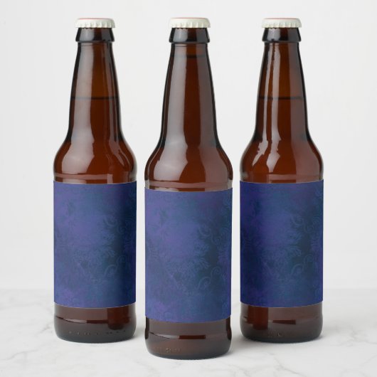 青 ビールラベル (ボトル)