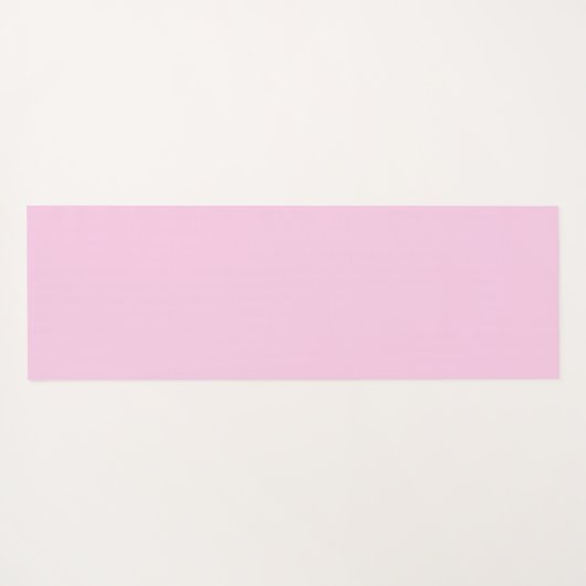 青、ピンクの大理石の渦巻き流体アートヨガマット ヨガマット (裏面(横))