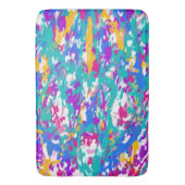 青、ピンク、黄 バスマット (正面縦)