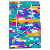 青、ピンク、黄 ミディアムペーパーバッグ (正面)