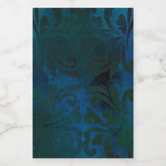 青 フードラベル (シングルラベル)