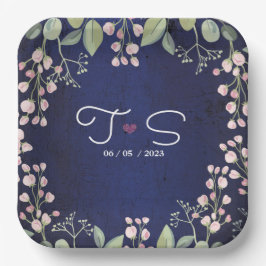 青 ペーパープレート