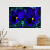 青 ポスター (キッチン)