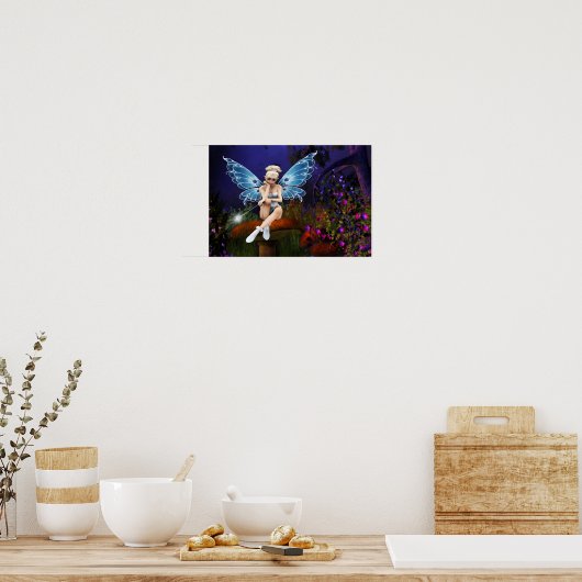 青 ポスター (キッチン)