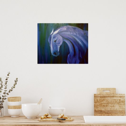 青 ポスター (キッチン)