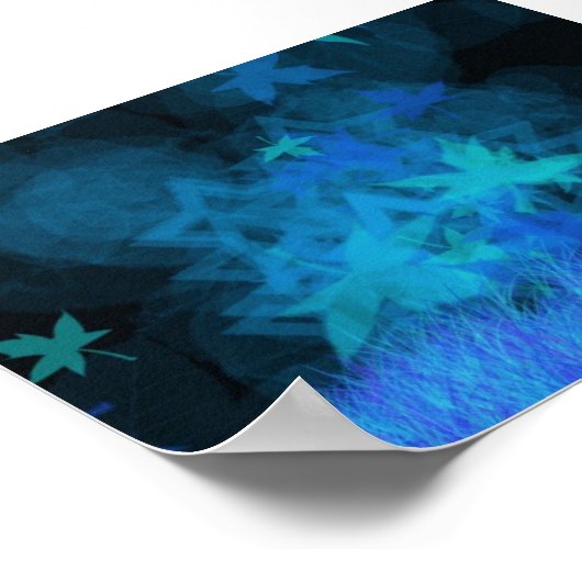 青 ポスター (角)