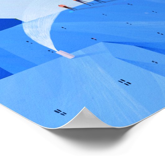 青 ポスター (角)