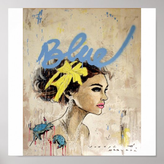 青 ポスター (正面)