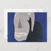 青 ポストカード (正面/裏面)