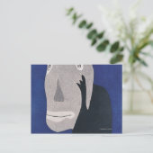 青 ポストカード (スタンド正面)