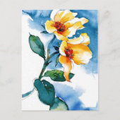 青 ポストカード (正面)