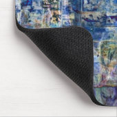 青 マウスパッド (コーナー)