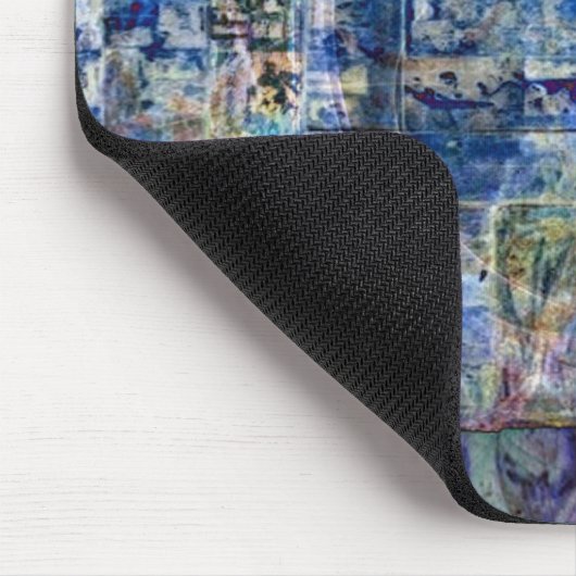 青 マウスパッド (コーナー)