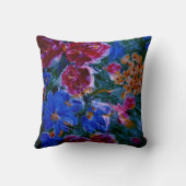 青、マルーン、フローラ美 クッション (裏面)